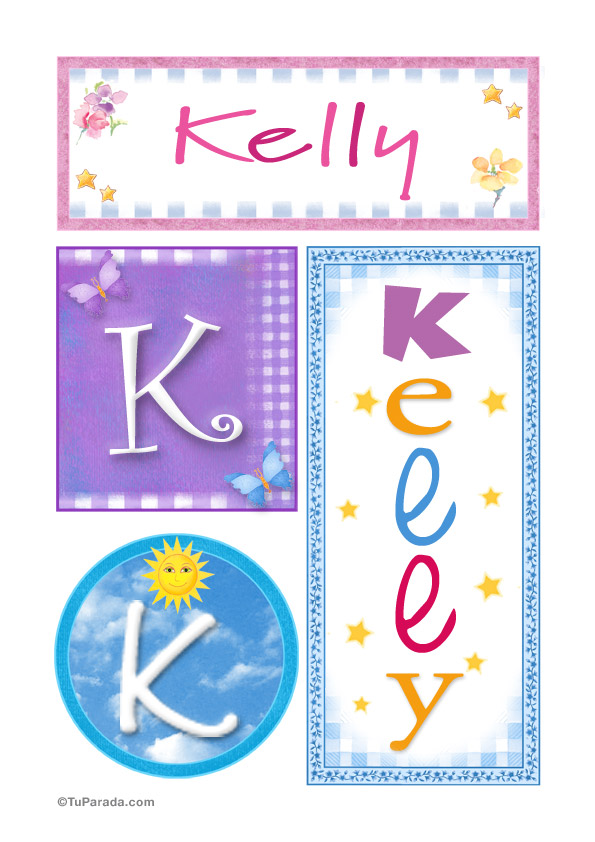 Kelly, nombre, imagen para imprimir