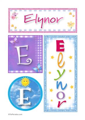 Elynor, nombre, imagen para imprimir