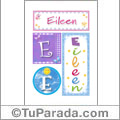Eileen, nombre, imagen para imprimir