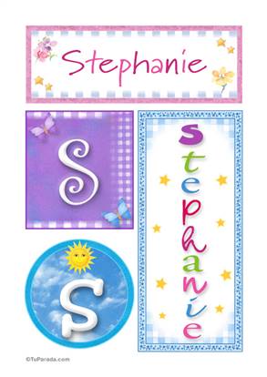 Stephanie, nombre, imagen para imprimir