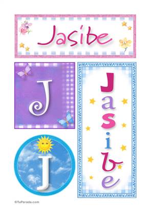 Jasibe, nombre, imagen para imprimir