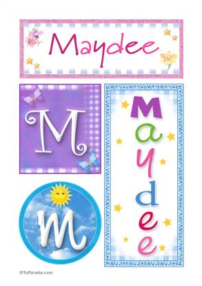 Maydee, nombre, imagen para imprimir
