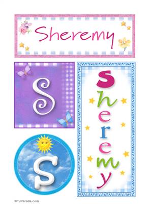 Sheremy, nombre, imagen para imprimir