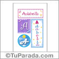 Adabella, nombre, imagen para imprimir