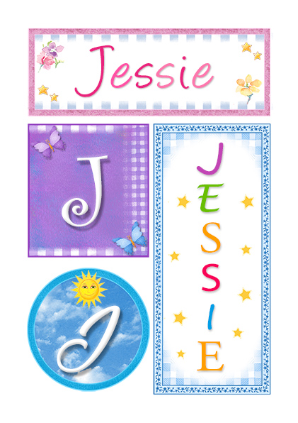 Jessie, nombre, imagen para imprimir