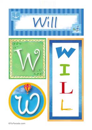 Will - Carteles e iniciales