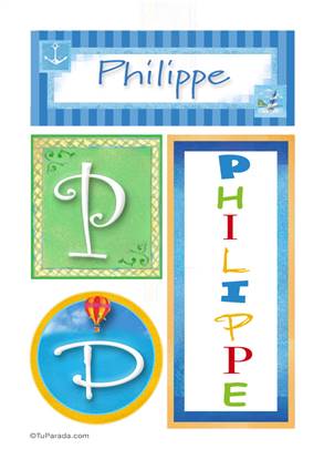 Philippe - Carteles e iniciales