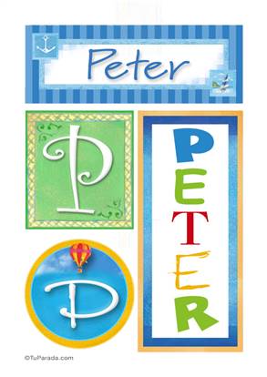 Peter - Carteles e iniciales