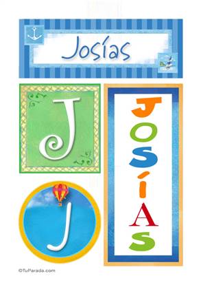 Josías - Carteles e iniciales