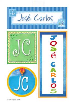 José Carlos - Carteles e iniciales