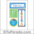 Fabrizio - Carteles e iniciales