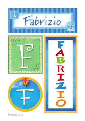 Fabrizio - Carteles e iniciales