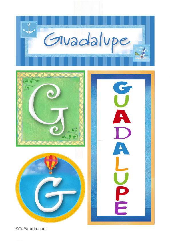 Guadalupe - Carteles e iniciales