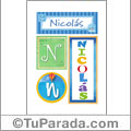 Nicolás - Carteles e iniciales