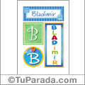 Bladimir - Carteles e iniciales