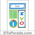 ivo - Carteles e iniciales
