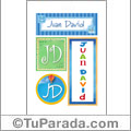 Juan David - Carteles e iniciales