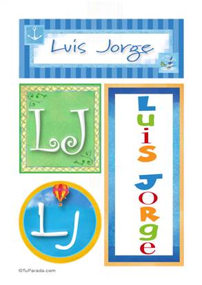 Luis Jorge - Carteles e iniciales