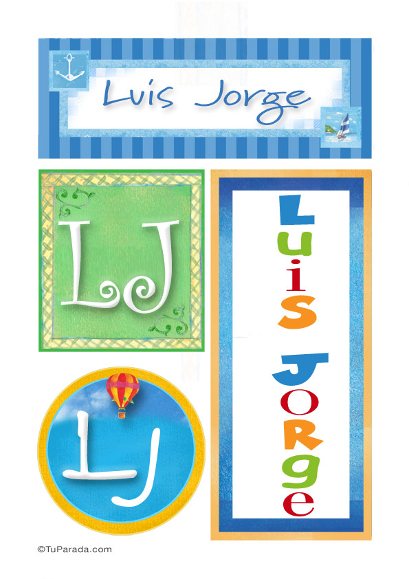 Luis Jorge - Carteles e iniciales