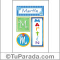 Martín - Carteles e iniciales