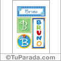Bruno - Carteles e iniciales