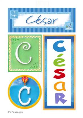 Cesar - Carteles e iniciales