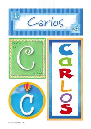 Carlos - Carteles e iniciales