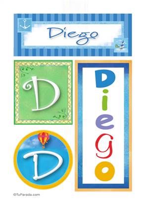 Diego - Carteles e iniciales