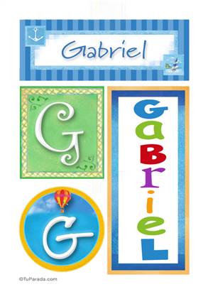 Gabriel - Carteles e iniciales
