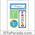 Franco - Carteles e iniciales
