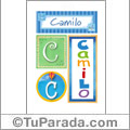 Camilo - Carteles e iniciales