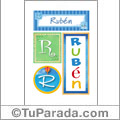 Rubén - Carteles e iniciales