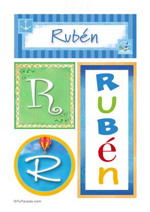 Rubén - Carteles e iniciales