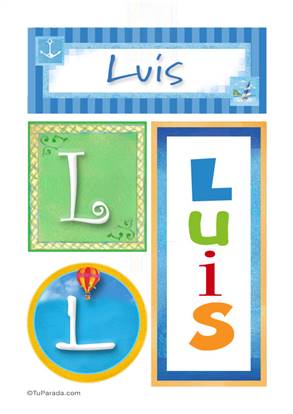 Luis - Carteles e iniciales