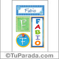 Fabio -Carteles e iniciales
