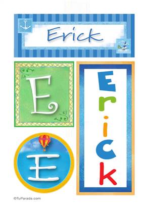 Erick - Carteles e iniciales