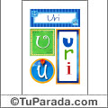 Uri - Carteles e iniciales