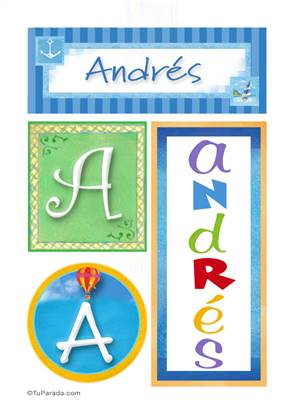 Andrés - Carteles e iniciales