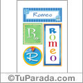 Romeo - Carteles e iniciales