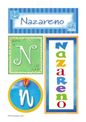 Nazareno - Carteles e iniciales