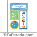 Sergio - Carteles e iniciales