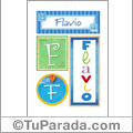 Flavio - Carteles e iniciales