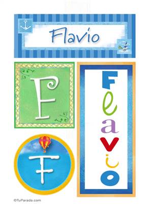 Flavio - Carteles e iniciales