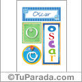 Oscar - Carteles e iniciales
