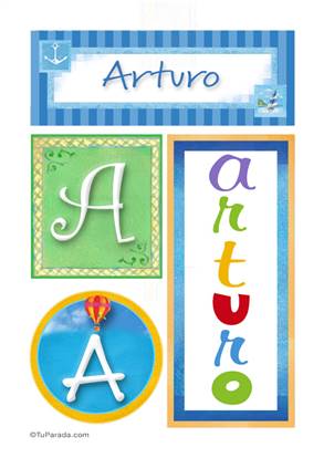 Arturo - Carteles e iniciales