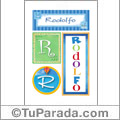 Rodolfo, nombre, imagen para imprimir