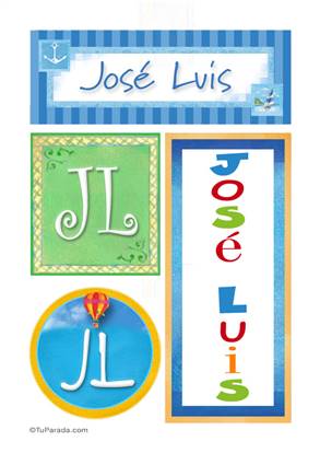 José Luis, nombre, imagen para imprimir