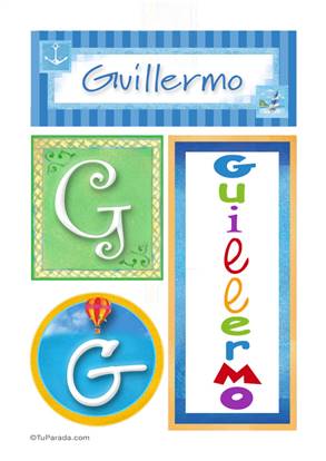 Guillermo, nombre, imagen para imprimir