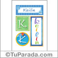 Keilin, nombre, imagen para imprimir