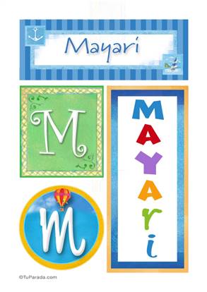 Mayari, nombre, imagen para imprimir